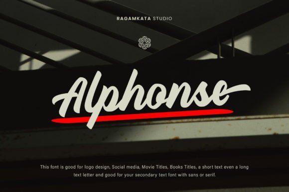 Alphonse Typeface: Bold Script for Modern Branding