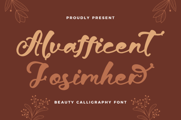 Alvafficent Fosimher: The Perfect Script Font for Branding