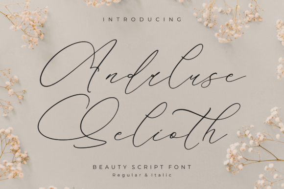 Andaluse Selioth: A Luxurious Script Font for Makers