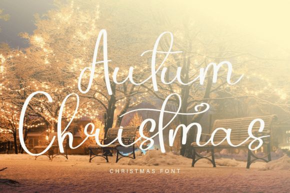 Autum Christmas Font Review for Holiday Campaigns