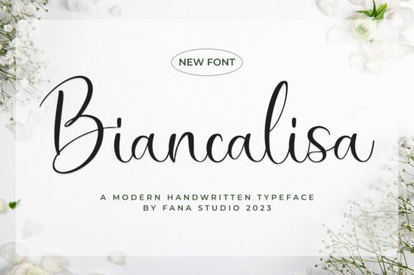 Biancalisa: A Script Handwritten Font for Editorial Elegance