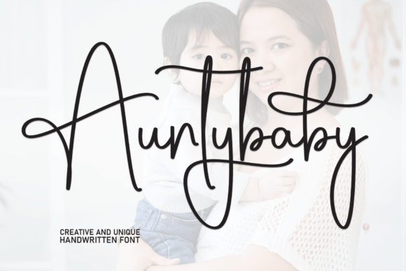 Elevate Your Brand Identity with Auntybaby Script Font