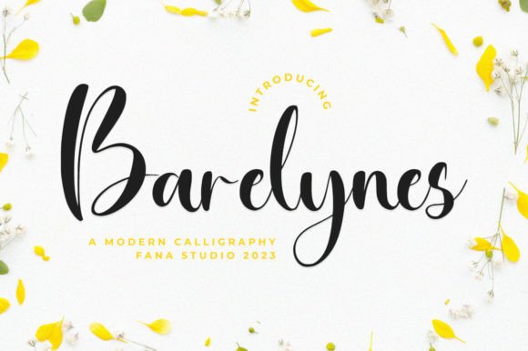 Elevating Editorial Design with Barelynes Script Font