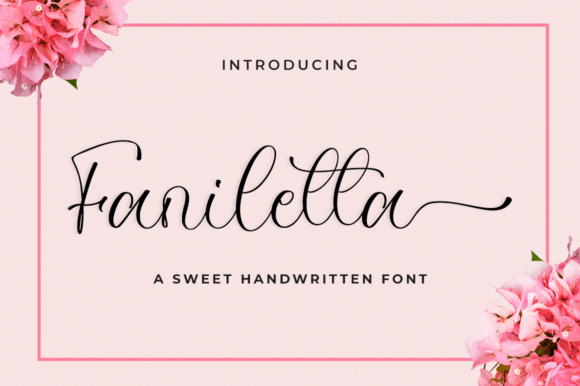 Faniletta: The Script Handwritten Font for Elegant Branding