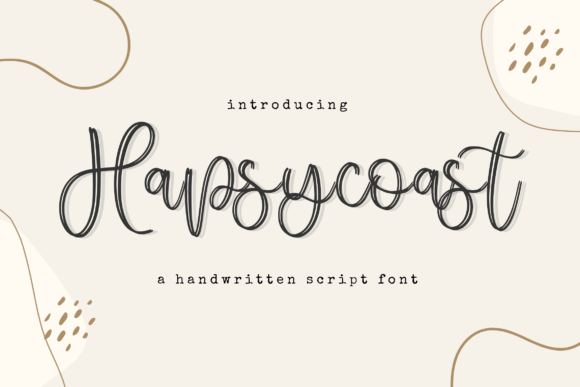 Hapsycoast: The Authentic Handwritten Font for Crafters