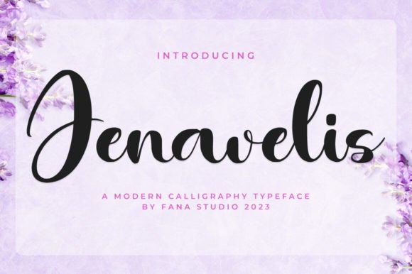 Jenavelis: A Script Handwritten Font for Editorial Design