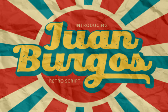 Juan Burgos Font: The Retro Script for Timeless Branding