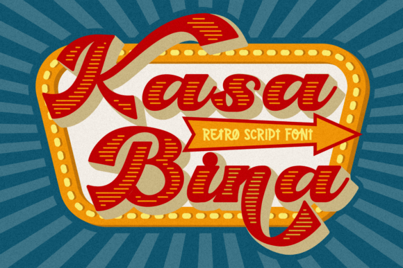 Kasabina: The Groovy Script Font for Bold Campaigns