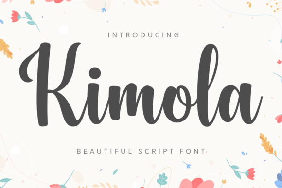 Kimola: A Stunning Script Font for Editorial Design