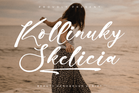 Kollinuky Skelicia: A Beauty Handbrush Script Font for Web Design