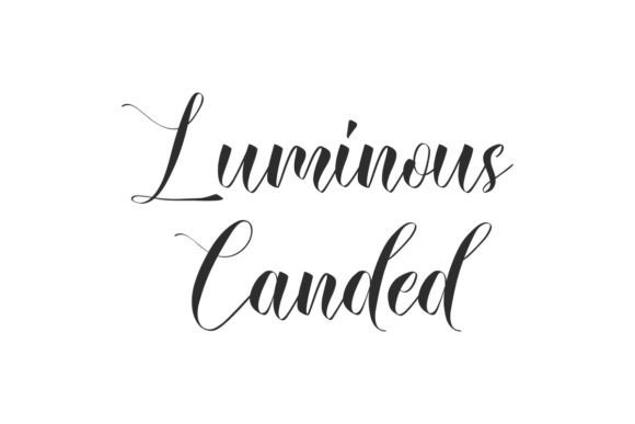 Luminous Canded Font: A Luxurious Script for Branding