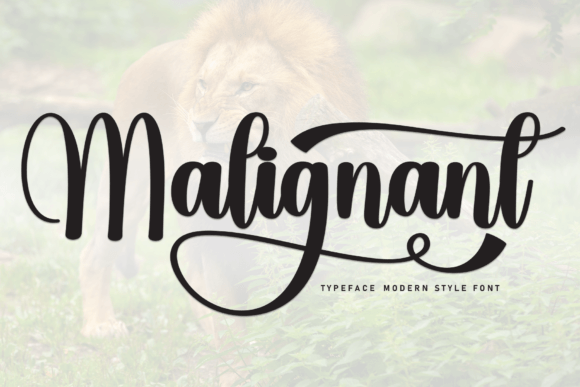 Malignant: The Elegant Script Font for Business Branding