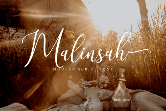 Malinsah: A Thin Modern Script Font for Makers