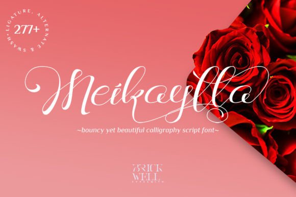 Meikaylla: A Bouncy Script Font for Elegant Editorial Design