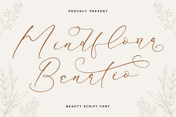 Mindflora Benatio: A Luxurious Script Font for Modern Campaigns