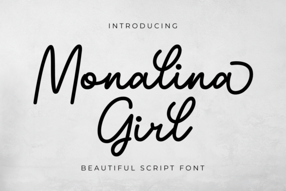 Monalina Girl Font: Stylish Script for Campaigns