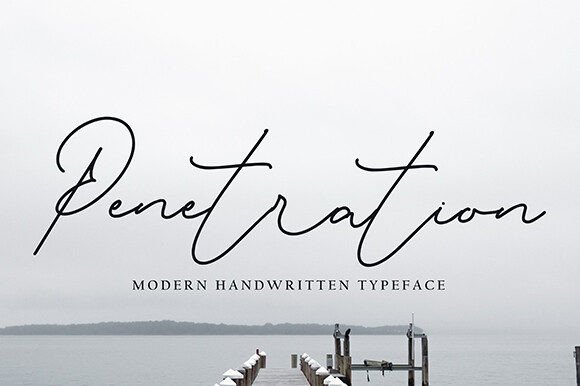 Penetration Font: The Elegant Script for Campaigns