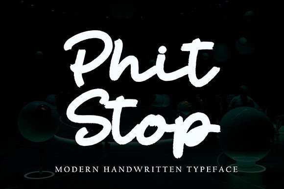 Phit Stop: The Elegant Script Font for Handmade Brands