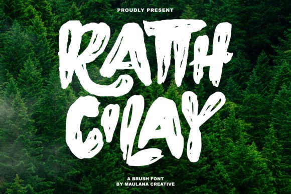 Ratth Cilay: A Handmade Brush Font for Makers