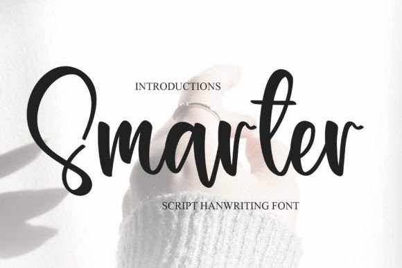 Smarter: A Dainty Script Font for Handmade Brands