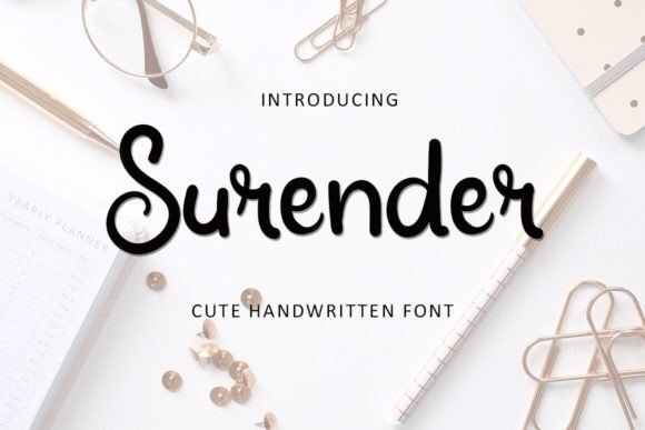 Surender: The Script Font That Elevates Small Business Brands