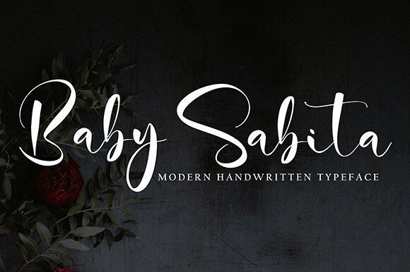 Transform Your Brand with Baby Sabita Script Font