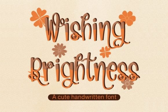 Wishing Brightness: A Playful Script for Modern Branding