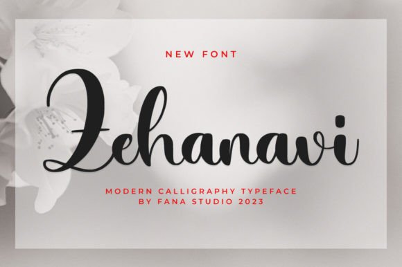 Zehanavi: A Modern Script Font for Digital Branding